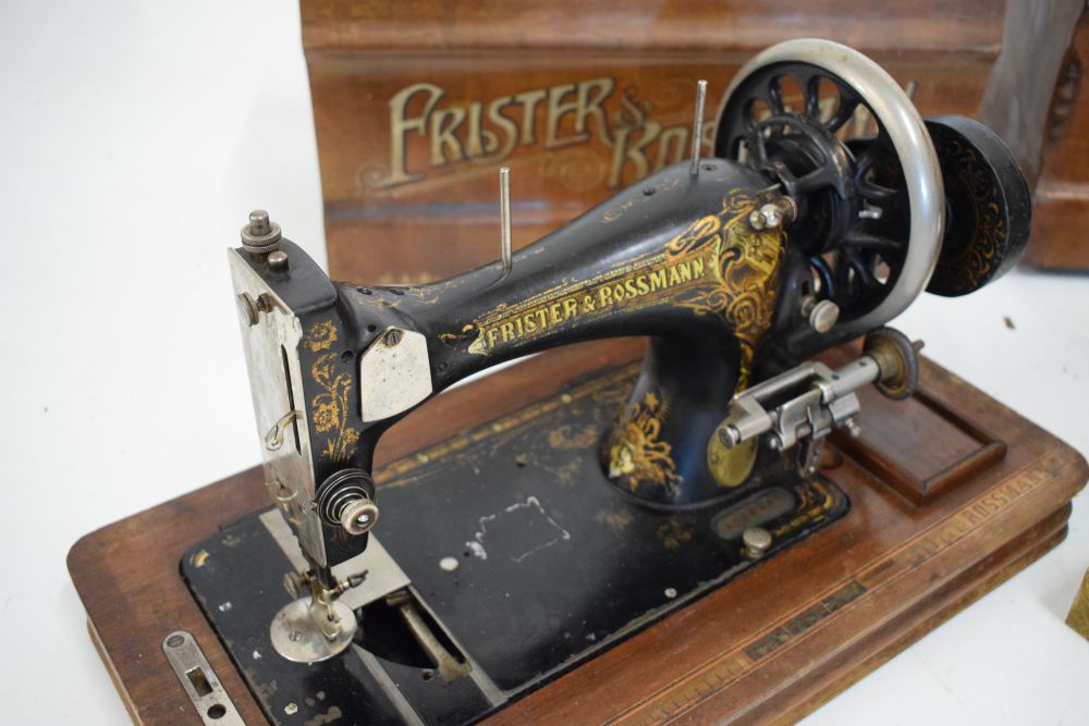 Two vintage Frister & Rossmann cased sewing machines - Image 2 of 5