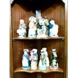 Large collection of Royal Doulton character jugs, together with a collection of Franklin