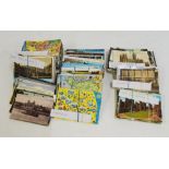 Postcards - Selection of UK topographical to include; Scotland, Kent, Dorset, churches and