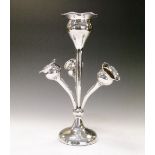 George V silver epergne, Birmingham 1922, 29.5cm high