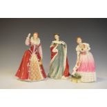 Royal Doulton limited edition 'Queens of the Realm' figures comprising Queen Anne HN3141 (1418/