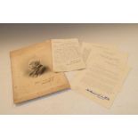 Gilbert & Sullivan Interest - Signed monochrome photographic portrait card 'Yours very truly WS