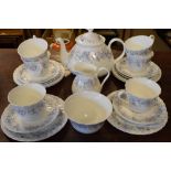 Wedgwood 'Angela' pattern tea service for six settings