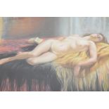 James Scrase - Pastel - 'Kate', 46.5cm x 62.5cm, signed upper left, framed and glazed