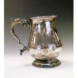 Edward VII silver baluster mug, Sheffield 1909, 11toz approx