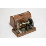 Cased Singer sewing machine