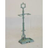 Painted metal stickstand, 69cm high