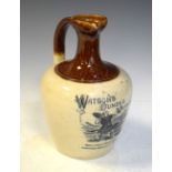 Port - Dundas, Glasgow - Stoneware pottery 'Watsons Dundee Whisky' jug, 22cm high