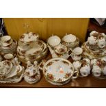 Extensive Royal Albert 'Old Country Roses' pattern tea and dinner ware