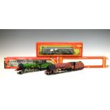 Two Hornby OO Gauge railway train set, locomotives and tenders comprising Duchess of Sutherland