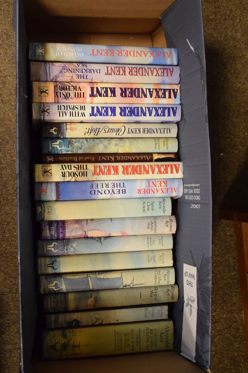 Books - Seventeen Alexander Kent novels to include the titles of Beyond the Reef, Sword of Honour, - Image 2 of 4