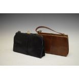 Two vintage Mappin & Webb snakeskin ladies handbags