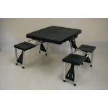 Folding camping picnic table