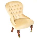 Victorian style button back salon chair
