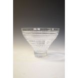 Large Waterford cut crystal bowl, 19cm high