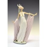 Lladro porcelain figure 'Grand Dame' 1658, 32cm high
