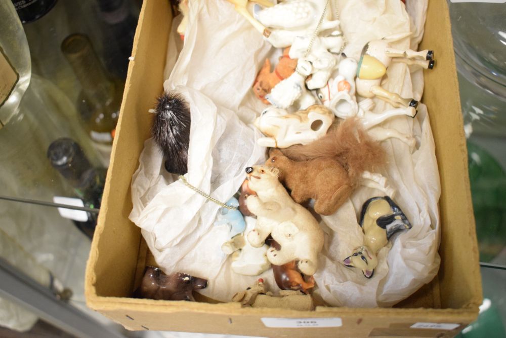 Quantity of various wooden, ceramics and other miniature animal figures to include Polar Bear, Deer, - Image 2 of 3