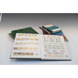 Stamps - Large collection of UK and World stamps in nine albums plus folders, mainly fruit and