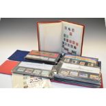 Album of mainly GB stamps, together with two albums of first day covers, presentation packs, etc