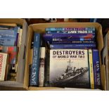 Books - Large quantity of military and maritime related books to include Hitler's Atlantic War (