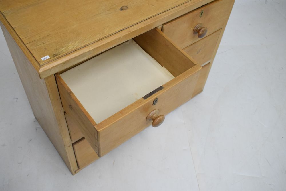 Waxed pine chest of drawers, 89cm x 42cm x 74cm high - Image 4 of 5