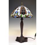 Modern Tiffany-style table lamp, 61cm high