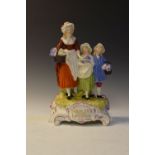 Dresden 'Yardley Old English Lavender' advertising figure group, 32cm high