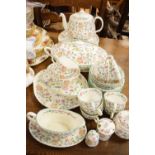 Minton 'Haddon Hall' tea and dinnerware