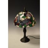 Modern Tiffany-style table lamp, 39cm high