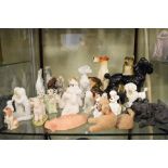 Quantity of ceramic model dogs, to include German Shepherd, Dalmatian, Old English Sheepdog etc