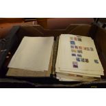 Stamps - Large collection of assorted UK and Foreign stamps to seven albums, four boxes plus