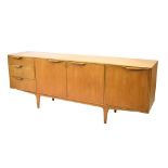 Modern Design - McIntosh & Co Ltd (Kirkcaldy) teak sideboard of three drawers and three cupboards,