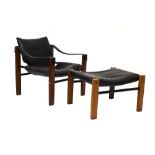 Modern Design - Arkana (Falkirk, Scotland) 'Sling' chair and stool, Reg. Des. 924933 & 924934 (2)