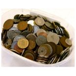 Large quantity of mixed foreign coinage