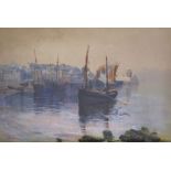 Millicent S. Grose (fl.1879-1890) - Watercolour - 'St Ives', signed lower left, verso with hand
