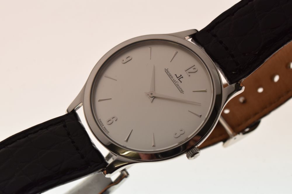 Jaeger - LeCoultre - Gentleman's Master Control Ultra-Thin manual wind stainless steel wristwatch, - Image 4 of 11