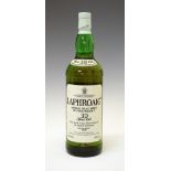 Wines & Spirits - One litre bottle of Laphroaig single Islay malt Scotch whisky, 10 years old (1)