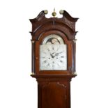 Local Interest - Good George III mahogany-cased eight day longcase clock, John Hunter, Bristol (fl.