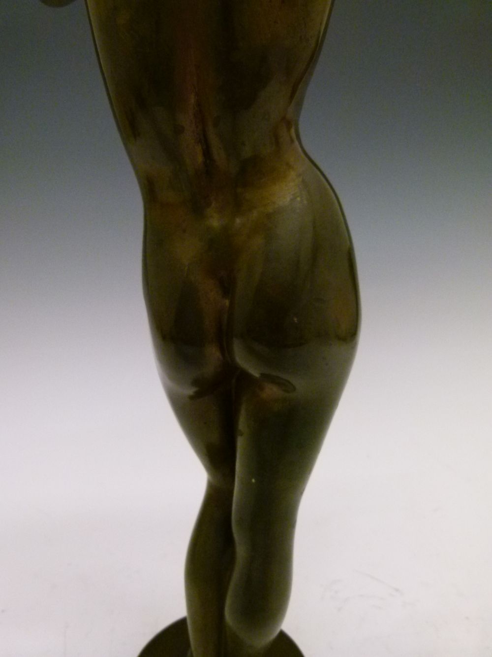 Jean Alexandre Joseph Falguiere (French, 1831-1900) - 'Phryne', a patinated bronze figure based on - Image 7 of 10