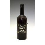 Wines & Spirits - Bottle of Croft 1960 Vintage Port Condition: Seal and level appear good but the