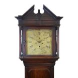 Welsh Interest - George III oak-cased eight day bracket dial longcase clock, Watkin Owen,