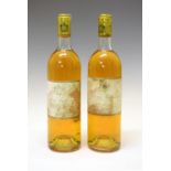 Wines & Spirits - Two bottles of Chateau Suduiraut, Sauternes 1979 (2) Condition: Levels appear good