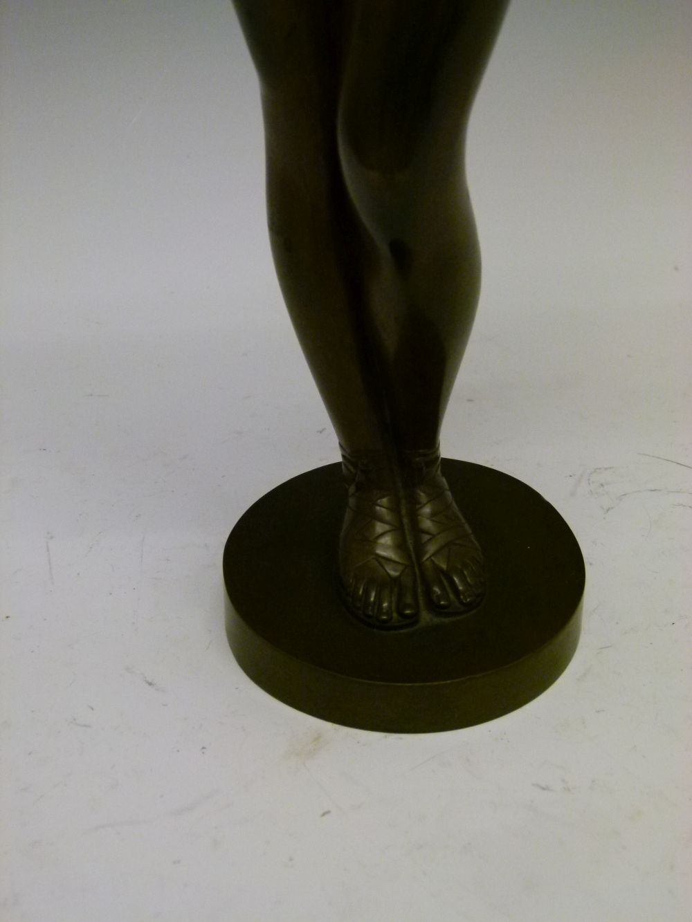 Jean Alexandre Joseph Falguiere (French, 1831-1900) - 'Phryne', a patinated bronze figure based on - Image 3 of 10