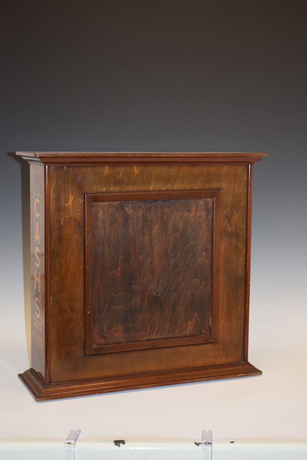 Advertising Interest - Early 20th Century cabinet, for 'Cash's Woven Double Letters', the hinged - Image 7 of 8