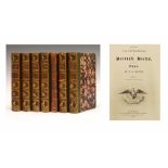 Meÿer, H. L. - British Birds and their Eggs, 7 vols, G. W. Nickisson, London, 1842-50, in cloth