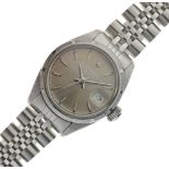 Rolex - Lady's Oyster Perpetual Automatic Date stainless steel wristwatch, ref: 919 serial no: