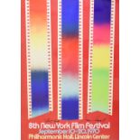 James Rosenquist (1933-2017) -Offset lithograph poster - '8th New York Film Festival Poster'