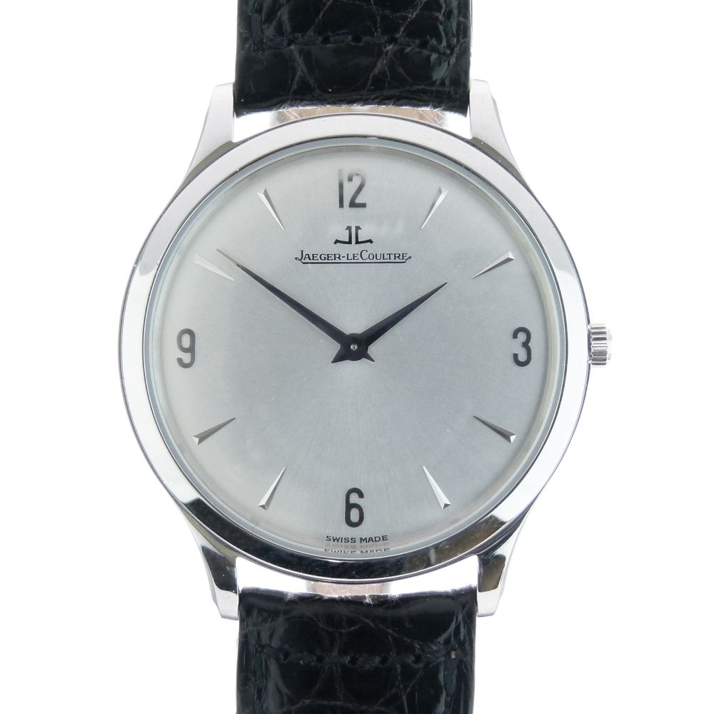 Jaeger - LeCoultre - Gentleman's Master Control Ultra-Thin manual wind stainless steel wristwatch,
