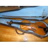 NICOLAUS AMATUS CREMONE VIOLON & BOW IN CASE A/F EST [£20- £40]