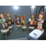 SELECTION OF 6 HUMMEL FIGURES EST [£20- £40]